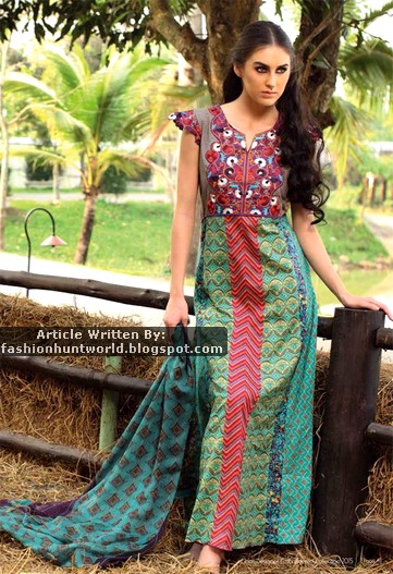 Libas Designer Embroidered 2015 By Shariq Textile