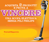 Logo Contenti & Insieme con SC Johnson - Vinci 9 Scope Elettriche Philips 