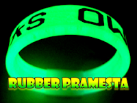 GLOW IN THE DARK | GELANG KARET UNIK | GELANG KARET MURAH | GELANG KARET TRENDY | GELANG KARET ORDER