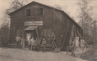 cinema Kino-Theater Saalburg Autry postcard 1918
