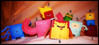 Petite Monster Papercraft