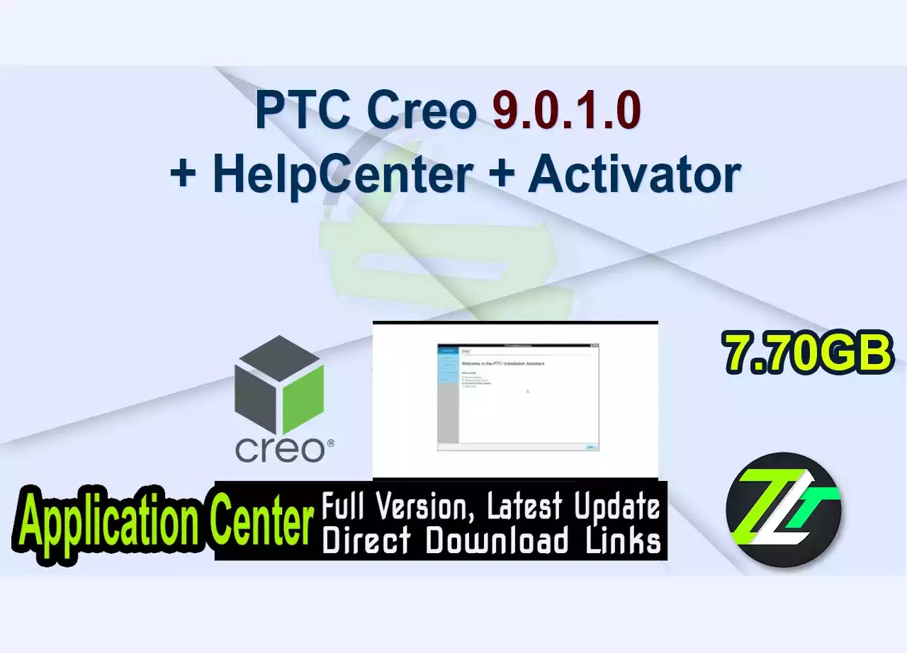 PTC Creo 9.0.1.0 + HelpCenter + Activator