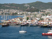 A view from our ship of the port in Marmaris Turkey (img )