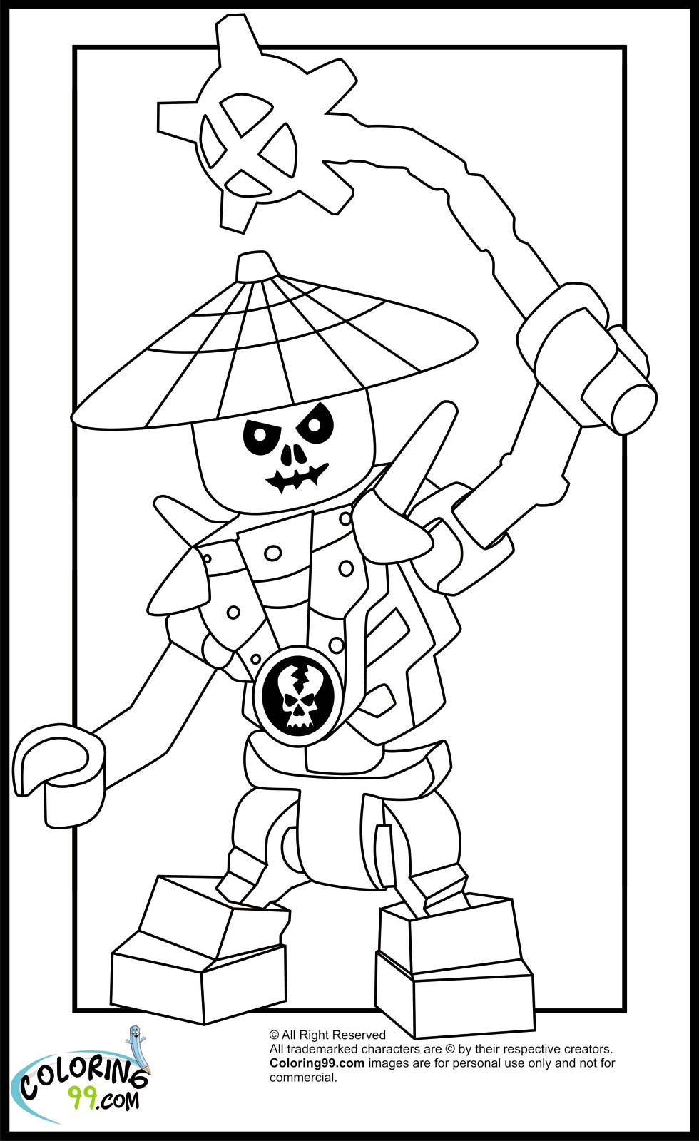 LEGO Ninjago Skulkin Coloring Pages