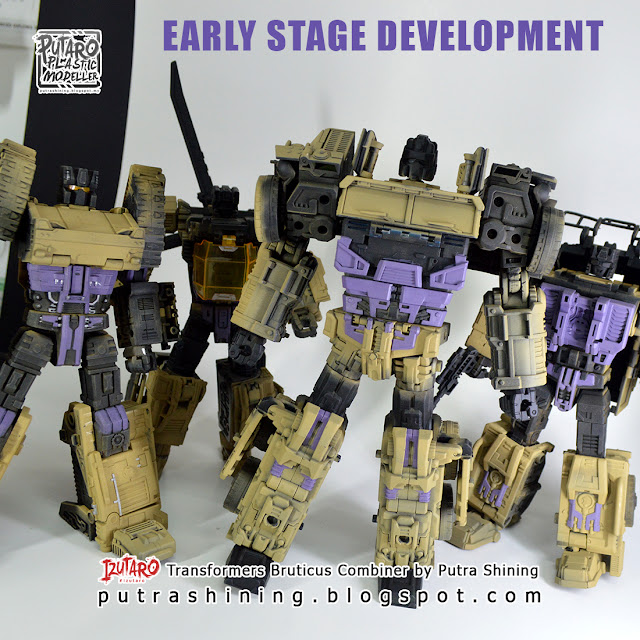 The Making of Transformers Bruticus Combiner by Putra Shining