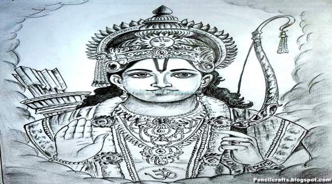 Drawing Of Hindu God, God Of High School Drawing,