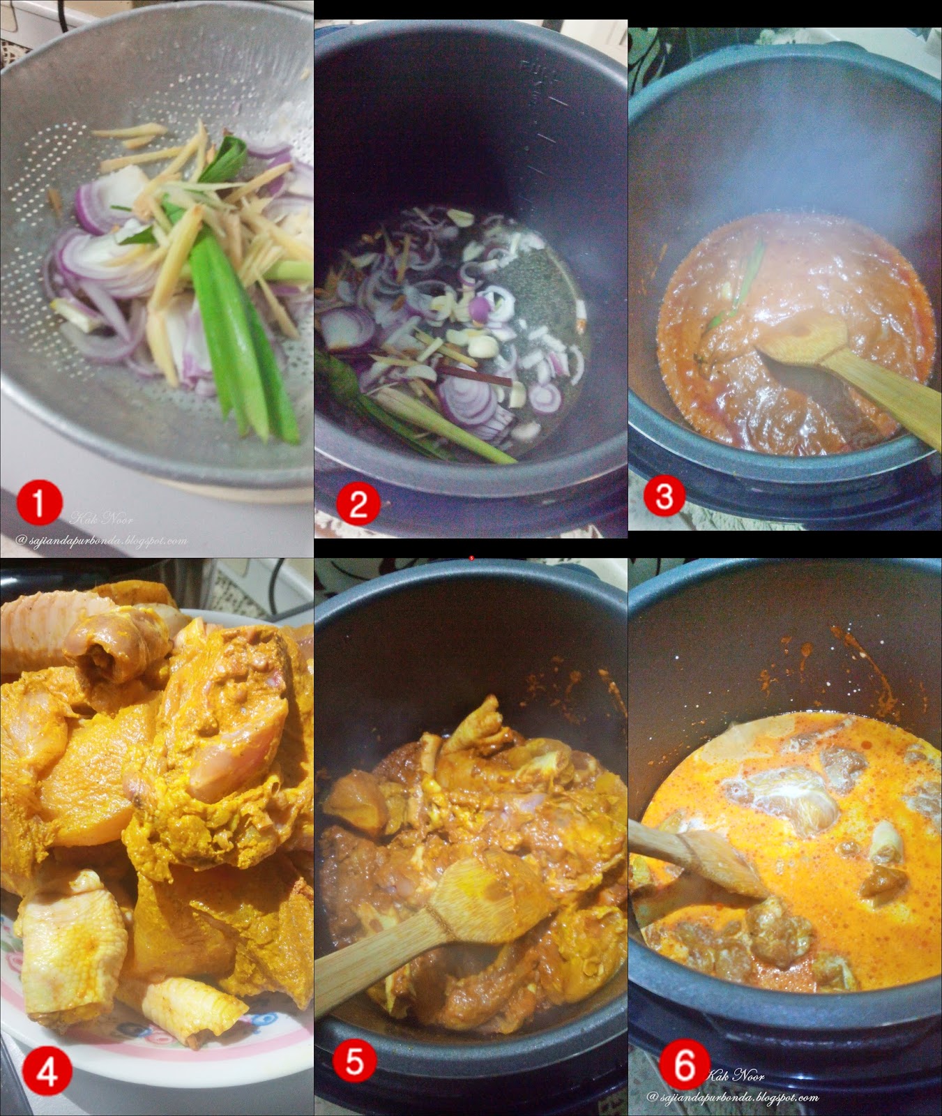 Sajian Dapur Bonda: Resepi Periuk Noxxa: Kari Ayam dengan 