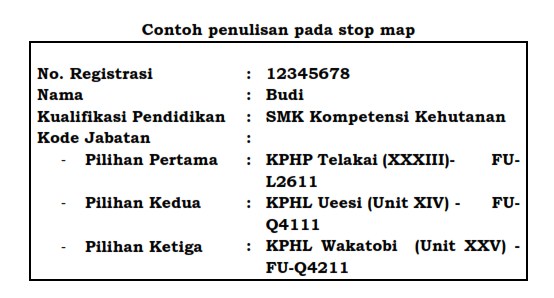 PENERIMAAN TENAGA KERJA KEMENTERIAN LINGKUNGAN HIDUP DAN 