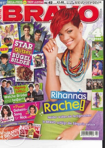 rihanna katy perry kesha. Rihanna covers German magazine