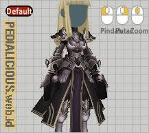 Gear Design Dark Armor (Dark Knight) Female Lost Saga
