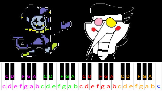 Dialtone (Deltarune) Piano / Keyboard Easy Letter Notes for Beginners