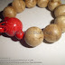 Bracelet Gelang KAYU GAHARU AQUILARIA FILIRIA PAPUA TGA model 01 kombinasi red coral 20 mm