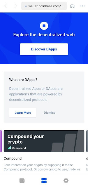 Coinbase wallet dapp browser