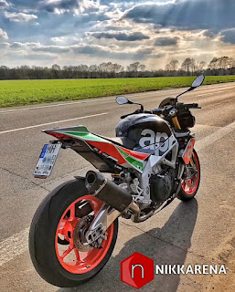 APRILIA'S TUONO V4 RR GETS A NEW INSTRUNMENTATION,CRUISE CONTROL, CORNERING ABS AND A QUICKSHIFTER.