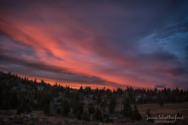 Bend Oregon Sunset Winter Jaime Weatherford