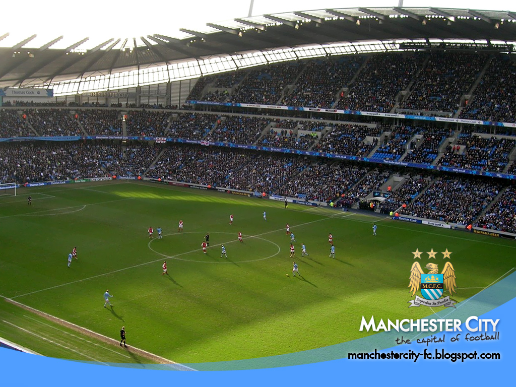 ... - The capital of football: City of Manchester Stadium Wallpaper 2010