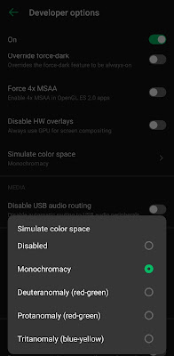 Enable dark mode on unsupported apps
