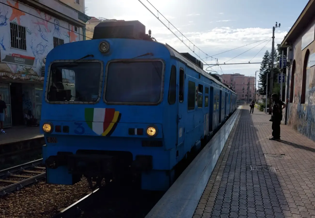 Un treno della Cumana