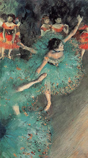 Edgar Degas - Dancer in Green