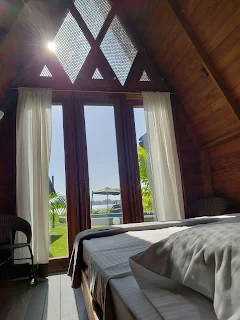" view from cabin Houttuyn welness resort"