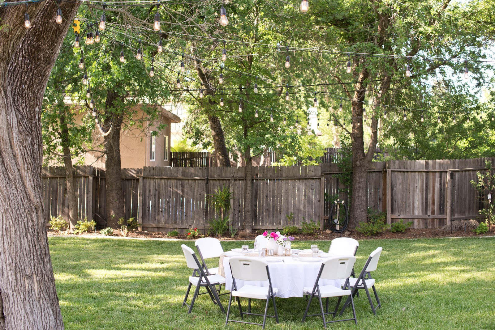 Domestic Fashionista: Backyard Anniversary Dinner Party