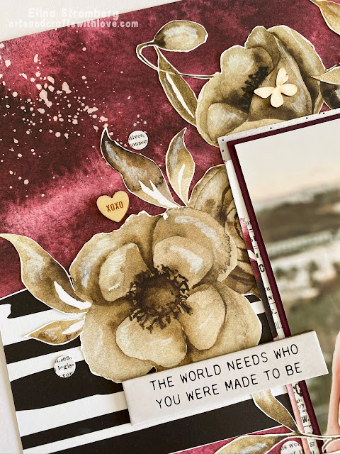 Scrapbooking layout: The world needs you