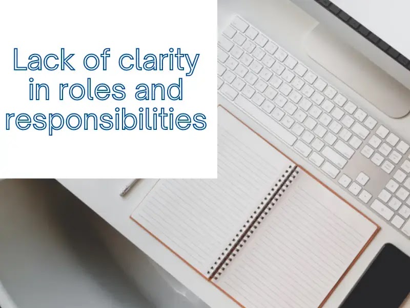 Lack of clarity in roles and responsibilities