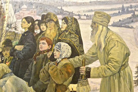 Saint Pétersbourg Michail Nestorov La Sainte Russie details. 1905