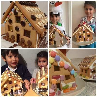 Selection of our gingerbread houses