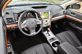 Interior view of 2014 Subaru Outback