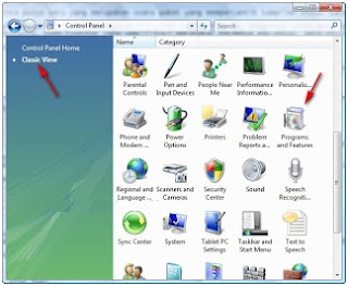 Menonaktifkan (disable) internet printing client di windows vista