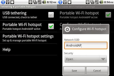 Tips Cara menciptakan WiFi sendiri setting hotspot di hp android TIPS Cara Membuat WIFI Sendiri Setting Hotspot HP Android
