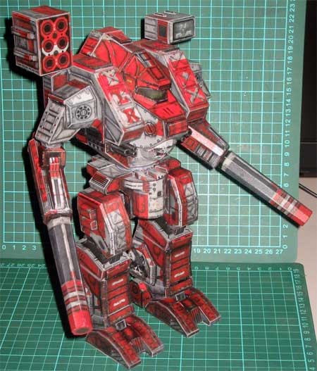 Macross Destroid Tomahawk Papercraft