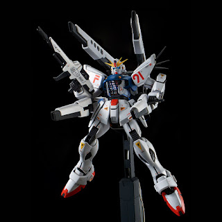 MG 1/100 Gundam F91 Ver 2.0 Back Cannon Type & Twin V.S.B.R. Set Up Type, Premium Bandai