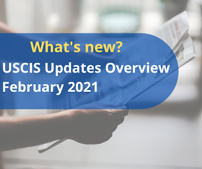 February 2021 USCIS News Updates