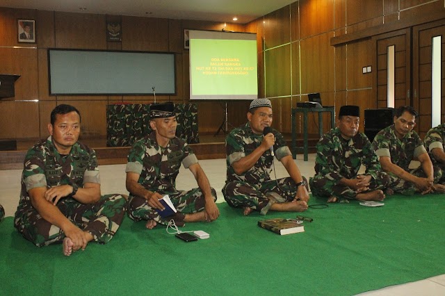 DOA BERSAMA HUT TNI KE 72 & KODAM IV/DIP KE 67 KODIM 0726/SUKOHARJO