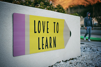 pencil banner about love of learning