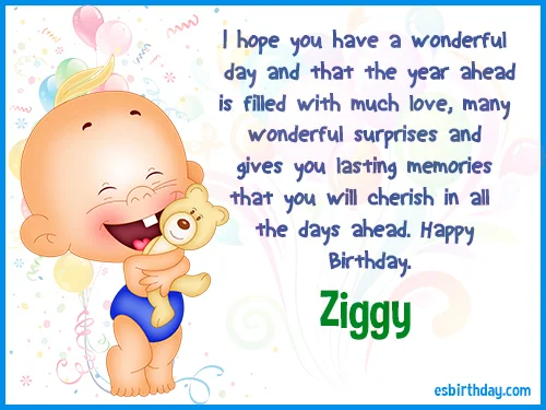 Ziggy Happy birthday