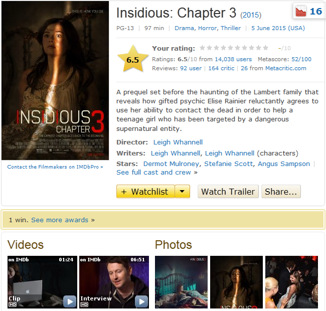 insidious 3 full movie streaming