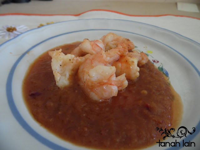 Receta de Camarones en Salsa de Tamarindo y como postre Regañadas