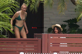 Priyanka Chopra in a beautiful Cute Wet Brown Swimsuit enjoying Party time in Miami bollycelebs.in Exclusive Pics 007.jpg