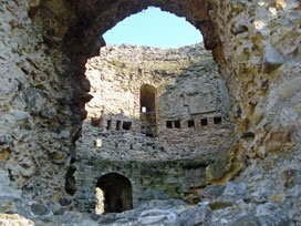 Camber Castle - central tower