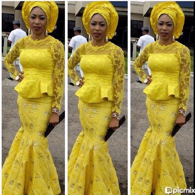 Latest Aso Ebi Styles For Ladies