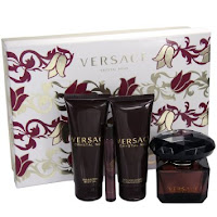 Versace Versace Crystal Noir Women Giftset (Eau De Toilette Spray, Shimmering Body Gel, Refreshing Bath and Shower Gel, Eau De Toilette Rollerball Mini) 