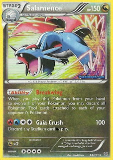 Salamence Plasma Blast Pokemon Card