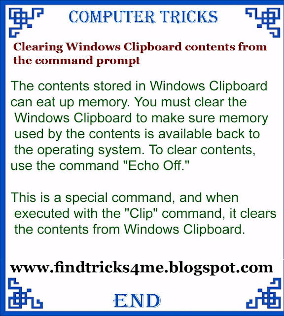 Windows tricks 