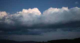 Clouds at 9.30pm