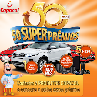 Como faço participar promoção Copacol 2013 50 anos?