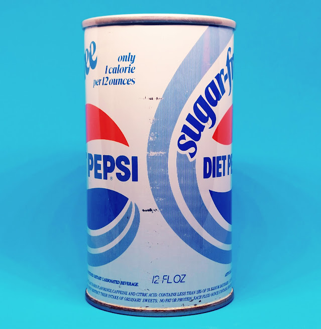 Diet Pepsi Cola - Estados Unidos - 70s - Refresco - 35 cl. - SS Straight Steel / AR Acero Recto