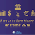 5 Ways to Earn Money at home in 2016